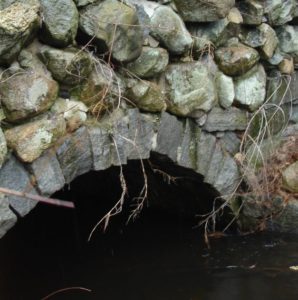 Route 40 Culvert in Westford MA Stone Arch Structure